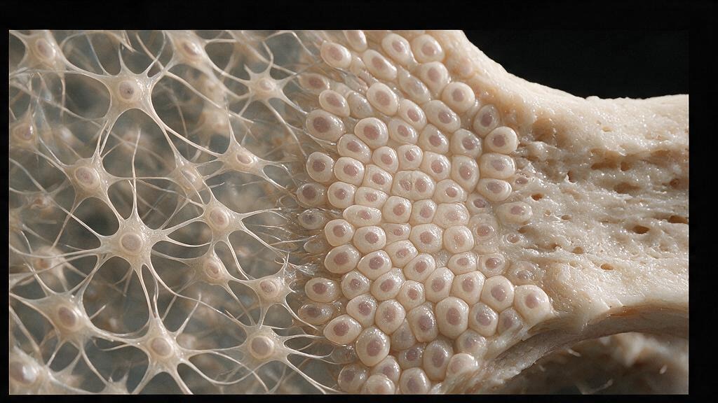 Intramembranous ossification: mesenchymal cells condensing and differentiating directly into osteoblasts, flat bone formation