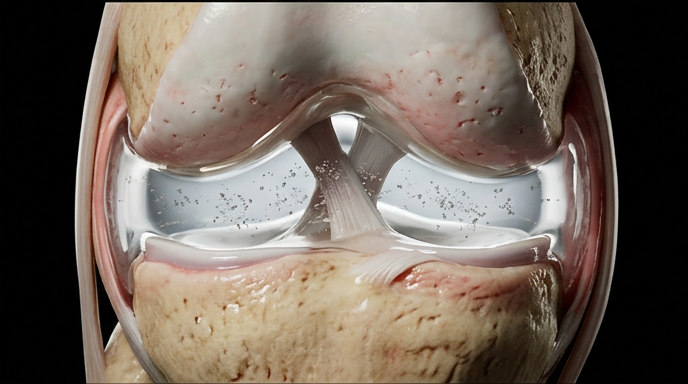 Reactive arthritis knee: clear fluid with fine immune complexes suspended in it, no organism present